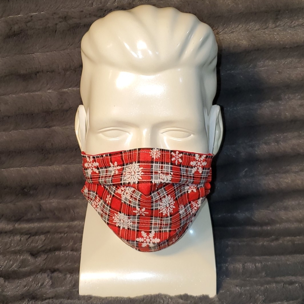 Reversible Christmas Snowflake Mask Teen/Adult Sm